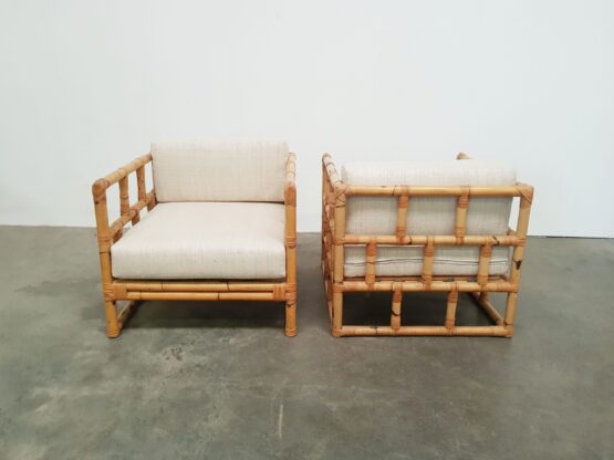 Bamboo lounge chairs