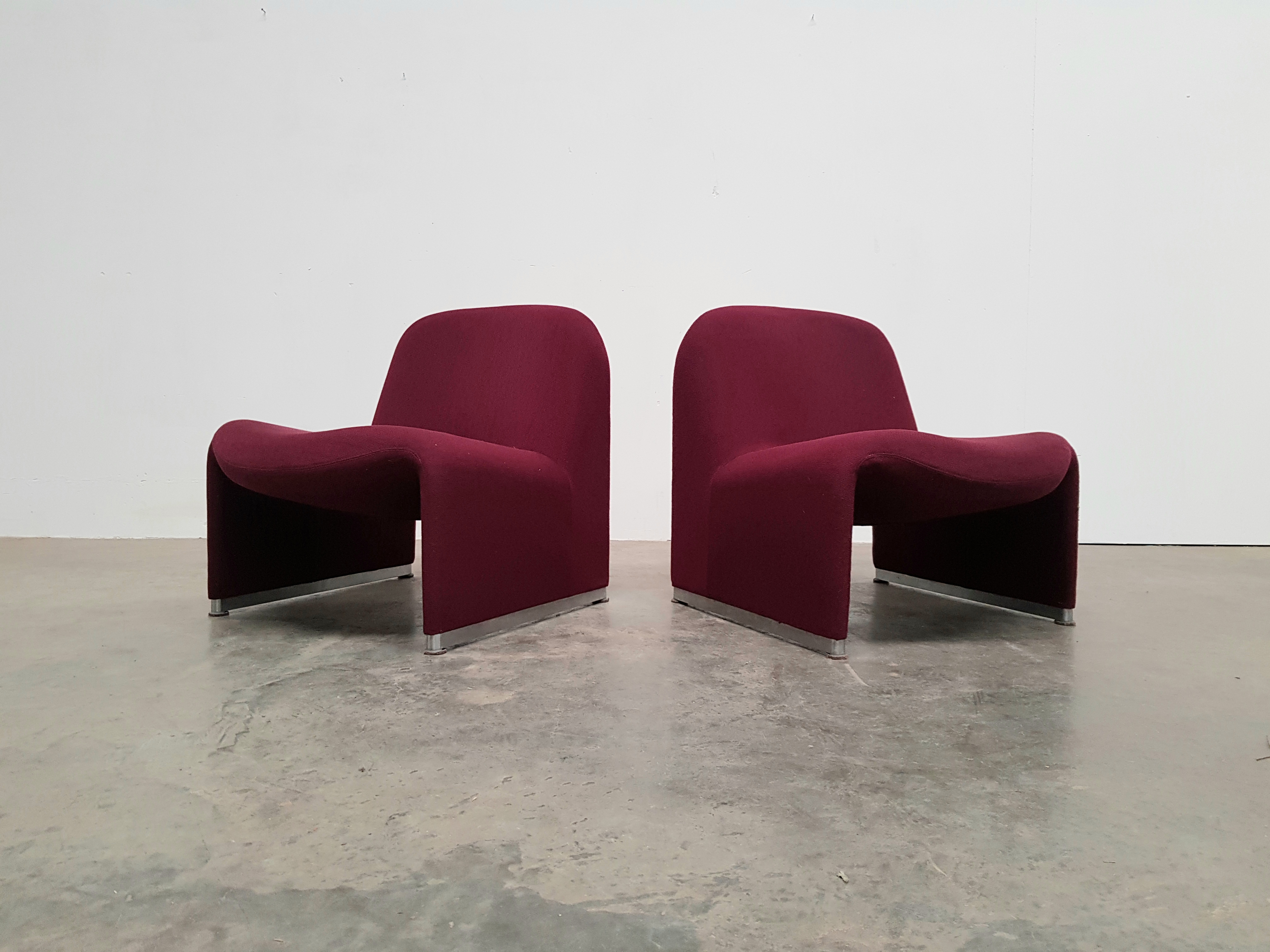 Set Of 2 Alky Chairs Designed By Giancarlo Piretti For Castelli 1970s Sitonvintage