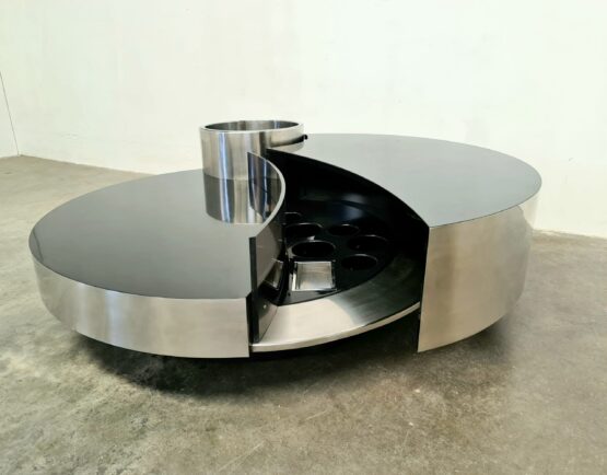 Willy Rizzo coffee table, bar