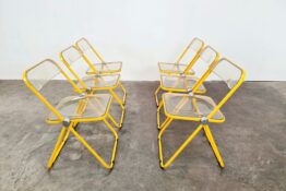 Plia chairs Giancarlo Piretti Castelli