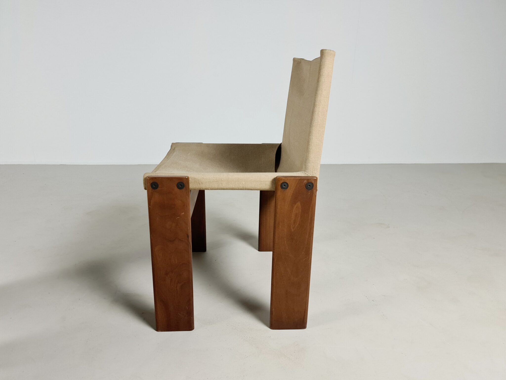 Set of 4 Monk chairs by Afra and Tobia Scarpa for Molteni – SitonVintage