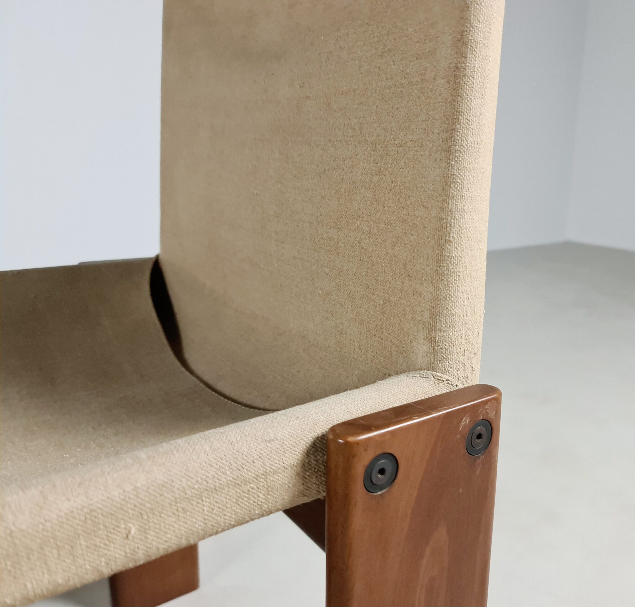 Set of 4 Monk chairs by Afra and Tobia Scarpa for Molteni – SitonVintage