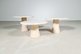 Travertine coffee tables