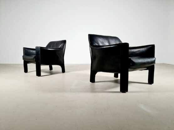 Cassina CAB 415 loungechairs by Mario Bellini for Cassina, 1970s