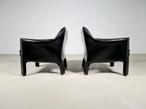 Cassina CAB 415 loungechairs by Mario Bellini for Cassina, 1970s - Image 4