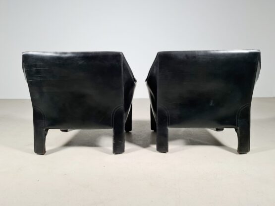 Cassina CAB 415 loungechairs by Mario Bellini for Cassina, 1970s - Image 5