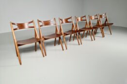 Hans Wegner CH29 Sawbuck chairs