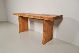 pinewood console table