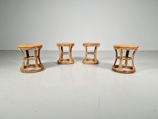 Bamboo stools, France, 1960