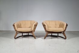Bentwood garden/patio chairs, France, 1970