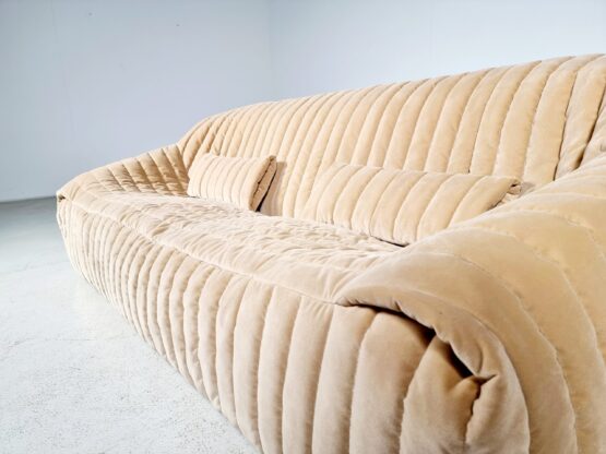 Sandra sofa with ottoman by Annie Hiéronimus for Cinna Ligne Roset, 1970s - Image 6