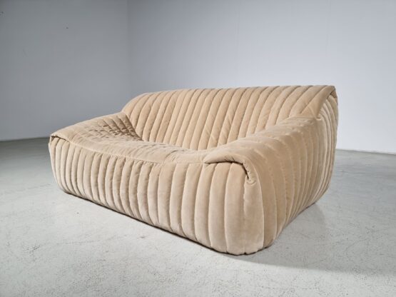 Sandra 2-seater beige sofa by Annie Hiéronimus for Cinna Ligne Roset, 1970s - Image 6