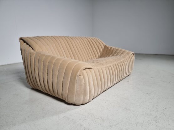 Sandra 2-seater beige sofa by Annie Hiéronimus for Cinna Ligne Roset, 1970s - Image 7
