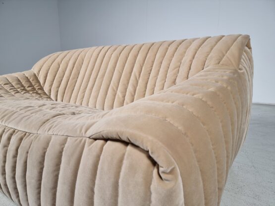 Sandra 2-seater beige sofa by Annie Hiéronimus for Cinna Ligne Roset, 1970s - Image 8