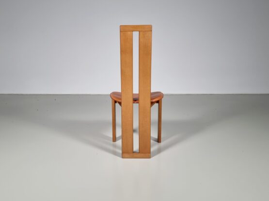 Set of 8 dining chairs by Mario Marenco for Mobil Girgi, 1970s - Image 10