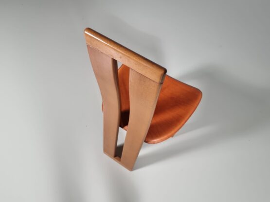 Set of 8 dining chairs by Mario Marenco for Mobil Girgi, 1970s - Image 11