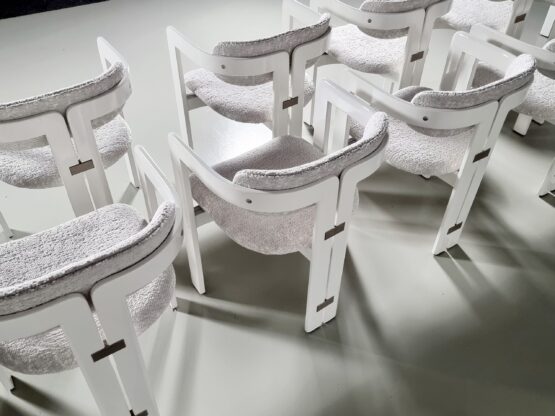 Pamplona dining chairs by Augusto Savini for Pozzi Italy, 1970s - Image 11
