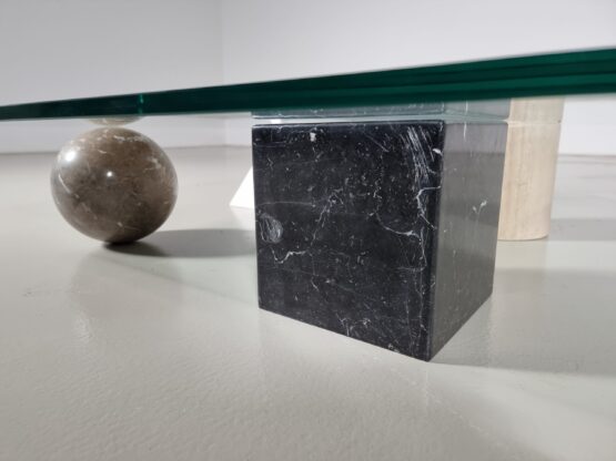 Metaphora coffee table by Massimo and Lella Vignelli for Casigliani Italy, 1970s - Image 8