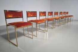 Willy Rizzo dining chairs Willy Rizzo dining chairs