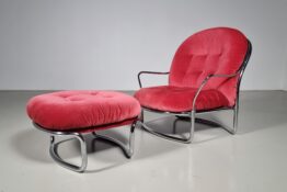 Carlo di Carli tubular lounge chair