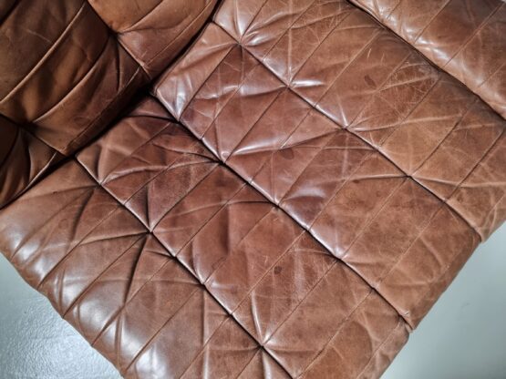 Sectional patchwork De Sede DS-11 sofa, 1970s - Image 8