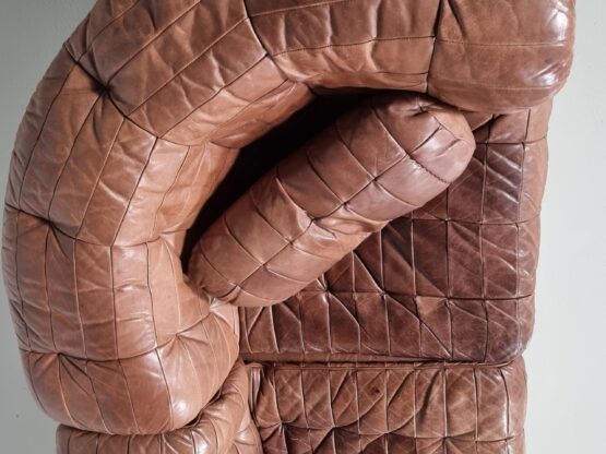 Sectional patchwork De Sede DS-11 sofa, 1970s - Image 6