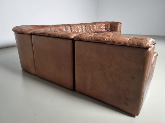 Sectional patchwork De Sede DS-11 sofa, 1970s - Image 10