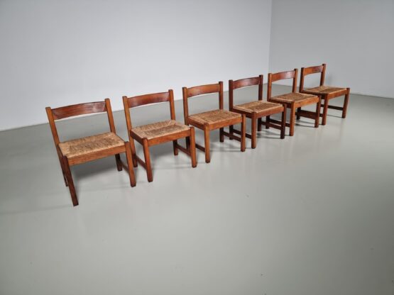 Set of 6 Torbecchia Chairs by Giovanni Michelucci for Poltronova, 1960s - Image 4