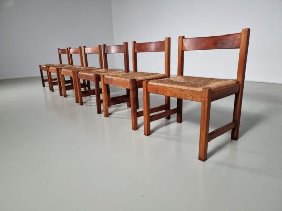 Set of 6 Torbecchia Chairs by Giovanni Michelucci for Poltronova, 1960s