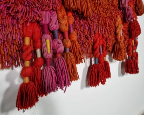 Wall Tapestry by Ewald Kröner for Schloss Hackhausen, Germany, 1970s - Image 6