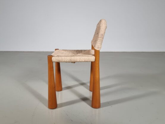 Set of 6 Toscanolla dining chairs by Alessandro Becchi for Giovanetti, 1970s - Image 9