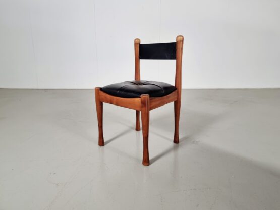 Set of 4 dining chairs by Silvio Coppola for Bernini, 1960s - Image 6
