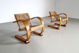 Audoux & Minet easy rope chairs