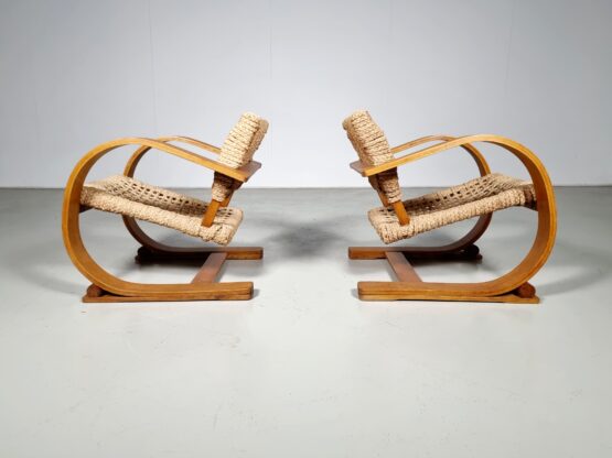 Audoux & Minet easy rope chairs