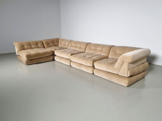 Early edition Mah Jong sofa by Hans Hopfer for Roche Bobois, 1970s - Image 3