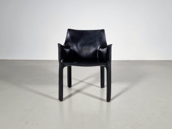 Set of 6 Cab 413 Chairs by Mario Bellini for Cassina, 1980s - Image 6