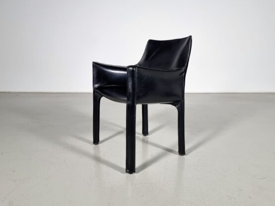 Set of 6 Cab 413 Chairs by Mario Bellini for Cassina, 1980s - Image 7