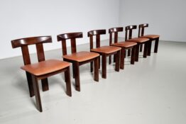 Luigi Vaghi dining chairs, Former