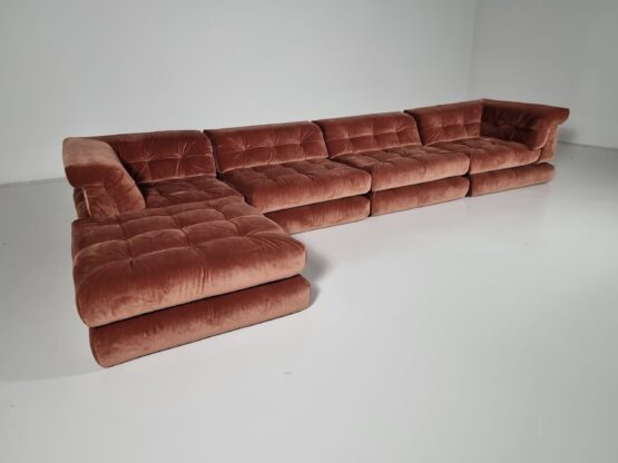 1st edition Mah Jong sofa by Hans Hopfer for Roche Bobois, 1970s - Image 3