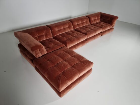 1st edition Mah Jong sofa by Hans Hopfer for Roche Bobois, 1970s - Image 2