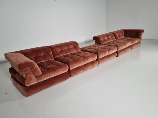 1st edition Mah Jong sofa by Hans Hopfer for Roche Bobois, 1970s - Image 8