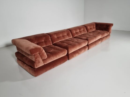 1st edition Mah Jong sofa by Hans Hopfer for Roche Bobois, 1970s - Image 6