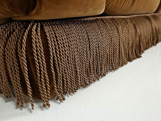 Mah Jong sofa in light brown cotton velvet by Hans Hopfer, Roche Bobois, France, 1970s - Image 10