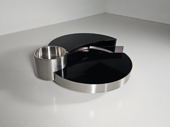 Coffee Table with Dry Bar by Massimo Papiri for Mario Sabot, 1970s - Image 5