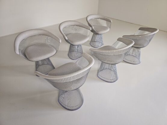 Warren Platner dining chairs, Knoll