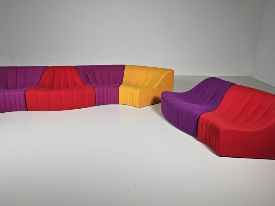 Kwok Hoi Chan multi color 'Chromatic' modular sofa for Steiner, 1970s - Image 5