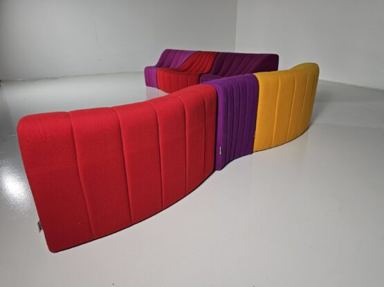 Kwok Hoi Chan multi color 'Chromatic' modular sofa for Steiner, 1970s - Image 8