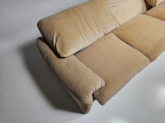 Maralunga 3-seater sofa by Vico Magistretti for Cassina, 1970s - Image 4