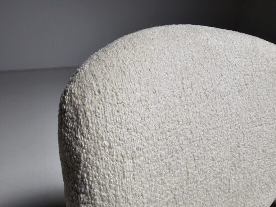 Djinn 2-seater sofa in creme bouclé by Olivier Mourgue for Airborne, 1970s - Image 9
