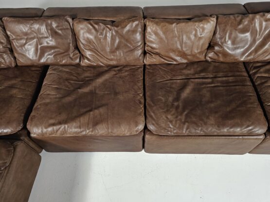 COR Sofa in brown leather by Team Form Ag for COR Furniture, Germany, 1970s - Image 8